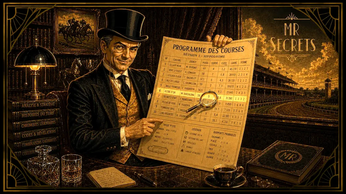 Mr Secrets décrypte un programme de courses
