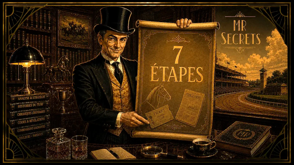 Mr Secrets révèle les 7 étapes pour débuter au turf