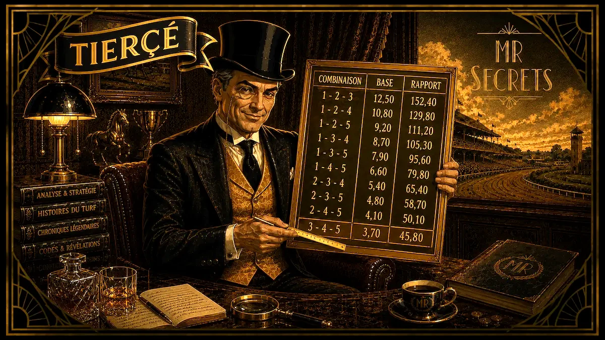 Tableau des prix au tiercé