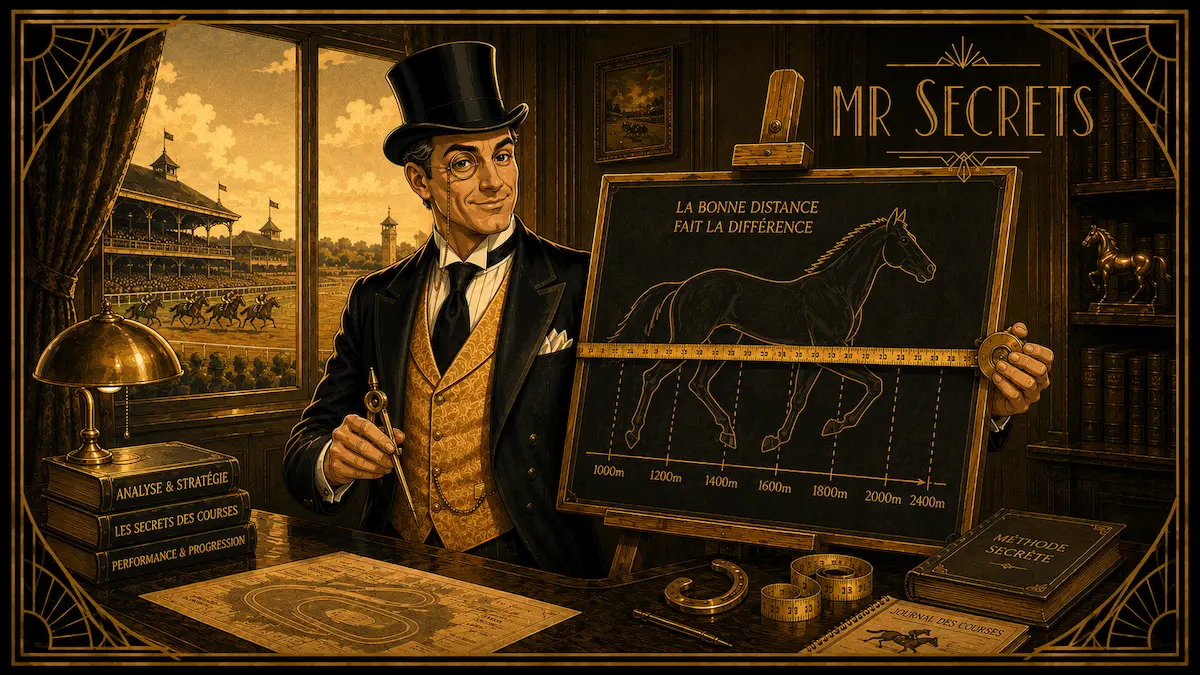 Mr Secrets mesure la bonne distance d'un cheval