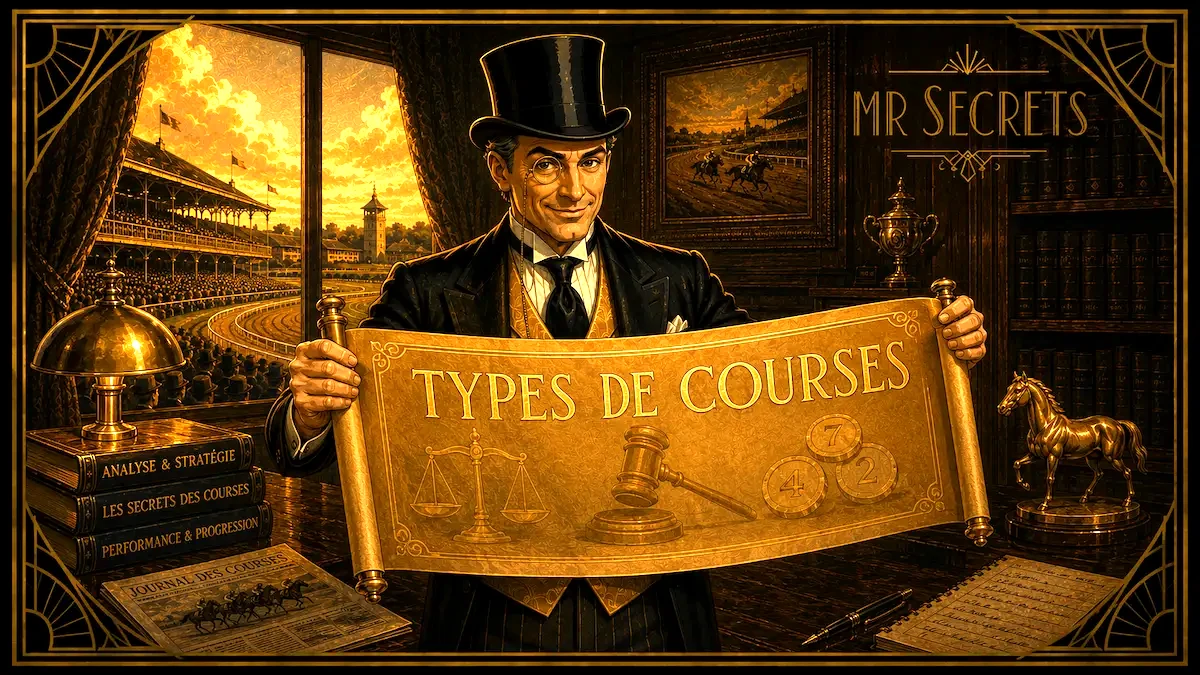 Mr Secrets révèle la stratégie complète par type de course