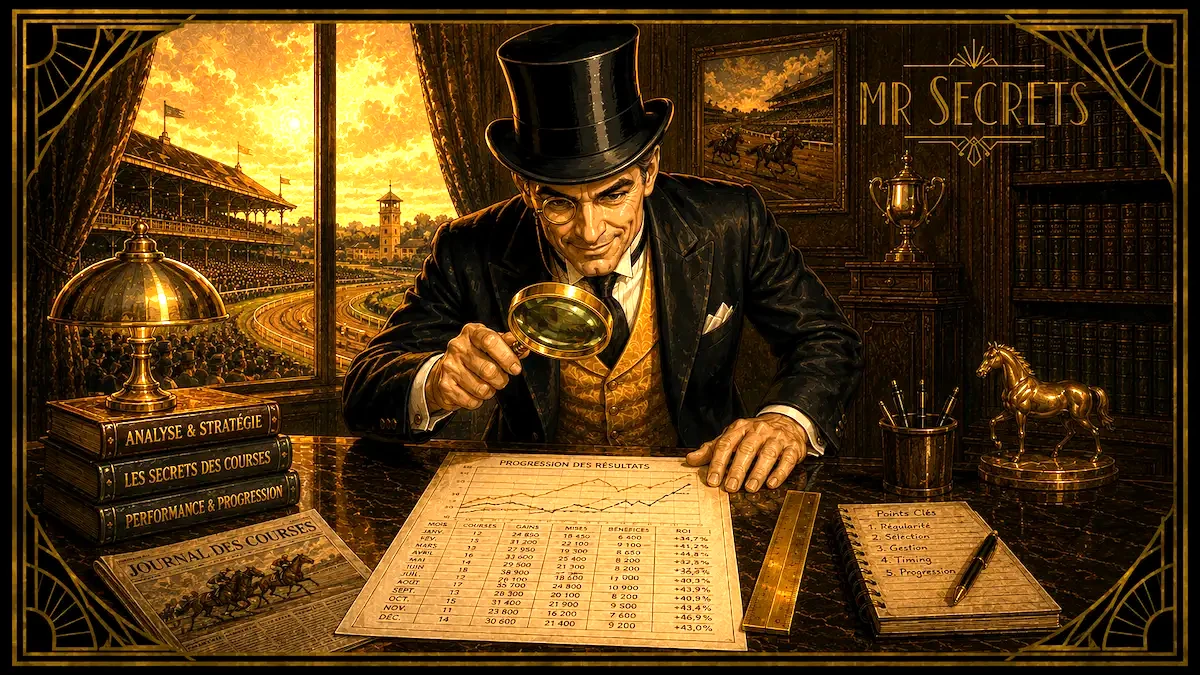 Mr Secrets examine ses courbes de résultats à la loupe